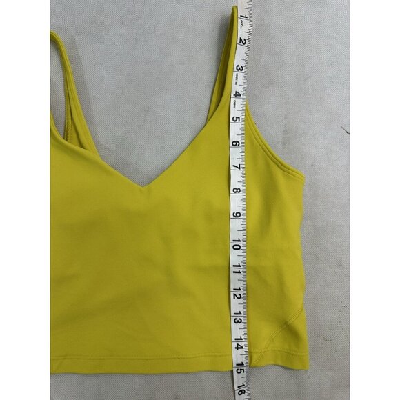 Lululemon Align Tank Top Yellow Women's 6 EUC - Picture 6 of 6